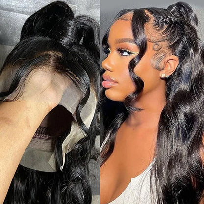 Hidden Strap Body Wave 360 HD Full Lace Front Wigs