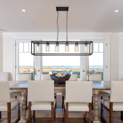 6 Light Cage Chandeliers