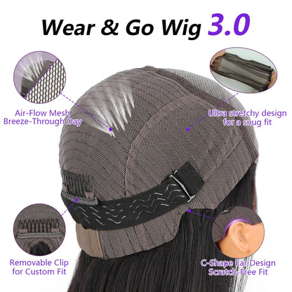 Hidden Strap Body Wave 360 HD Full Lace Front Wigs