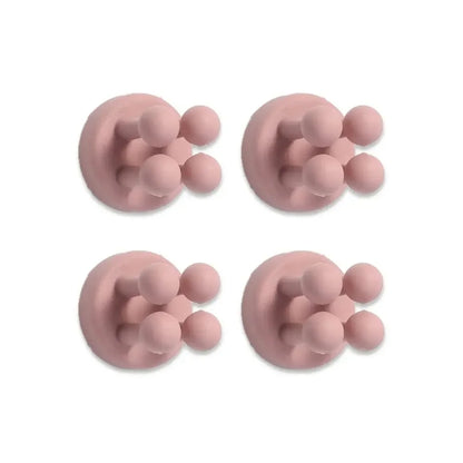Self Adhesive Silicone Hook Bathroom Holder/ Storage for shavers, toothbrushes, and more
