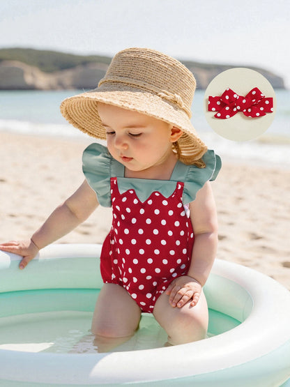 Baby Girl Strawberry Romper