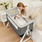 Baby Bedside Bassinet With Wheels