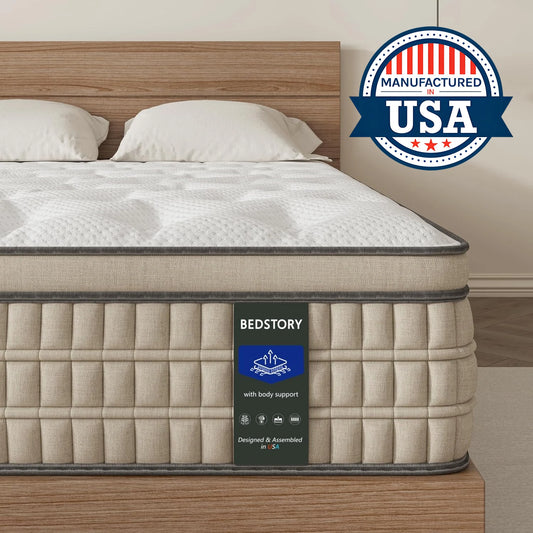 Bedstory Mattresses 12" Full/King/Queen Size