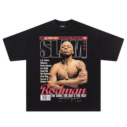 2026 Kobe Bryant Portrait NBA 
Lakers Star Black Mamba 
Basketball Summer Short-sleeved T-shirt