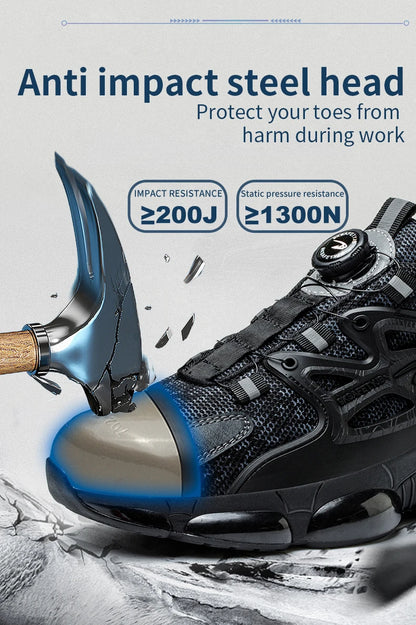 Slack-stab-proof work shoes