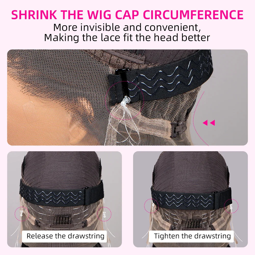 Hidden Strap Body Wave 360 HD Full Lace Front Wigs