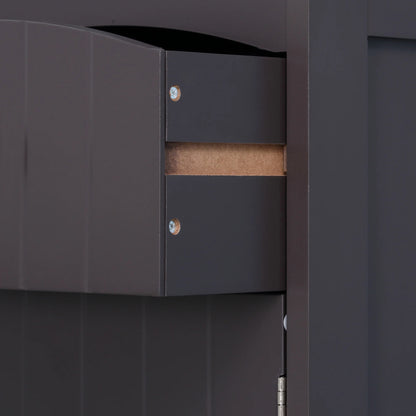 Tall Free Standing Bathroom Linen Tower W/ Shelf