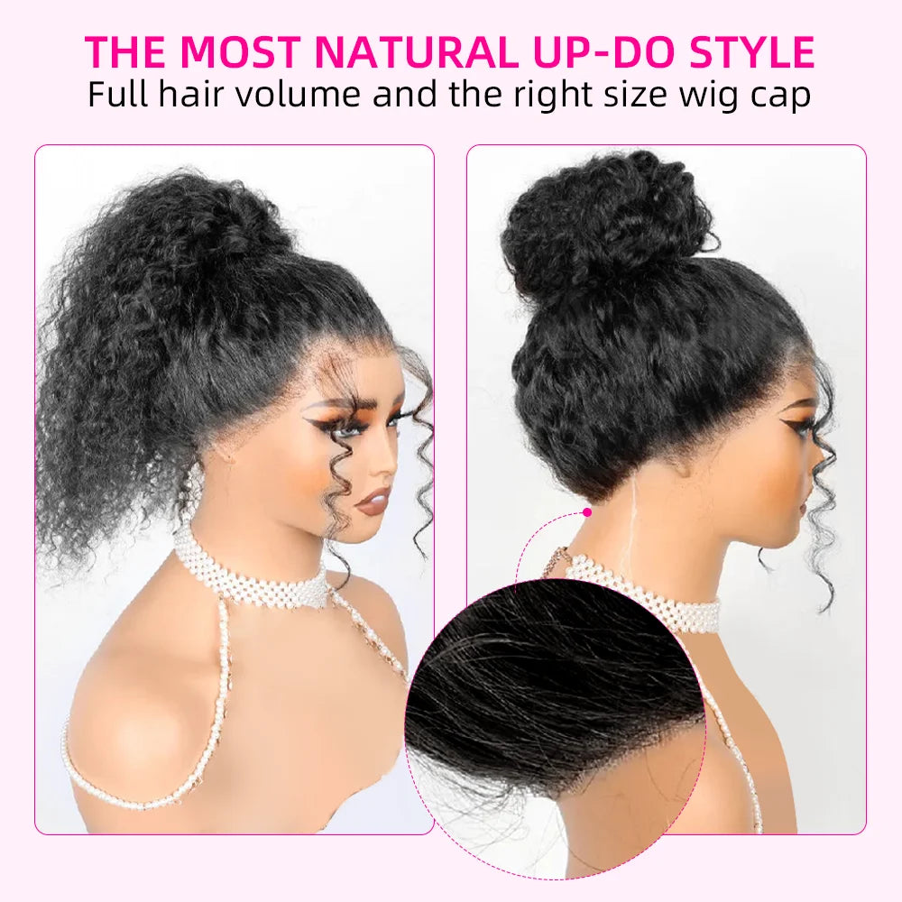 Hidden Strap Straight 360 Lace Front Wigs