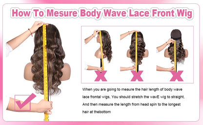 1B/27 Balayage Highlight Body Wave Wig