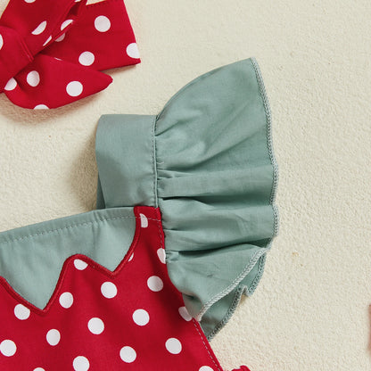 Baby Girl Strawberry Romper