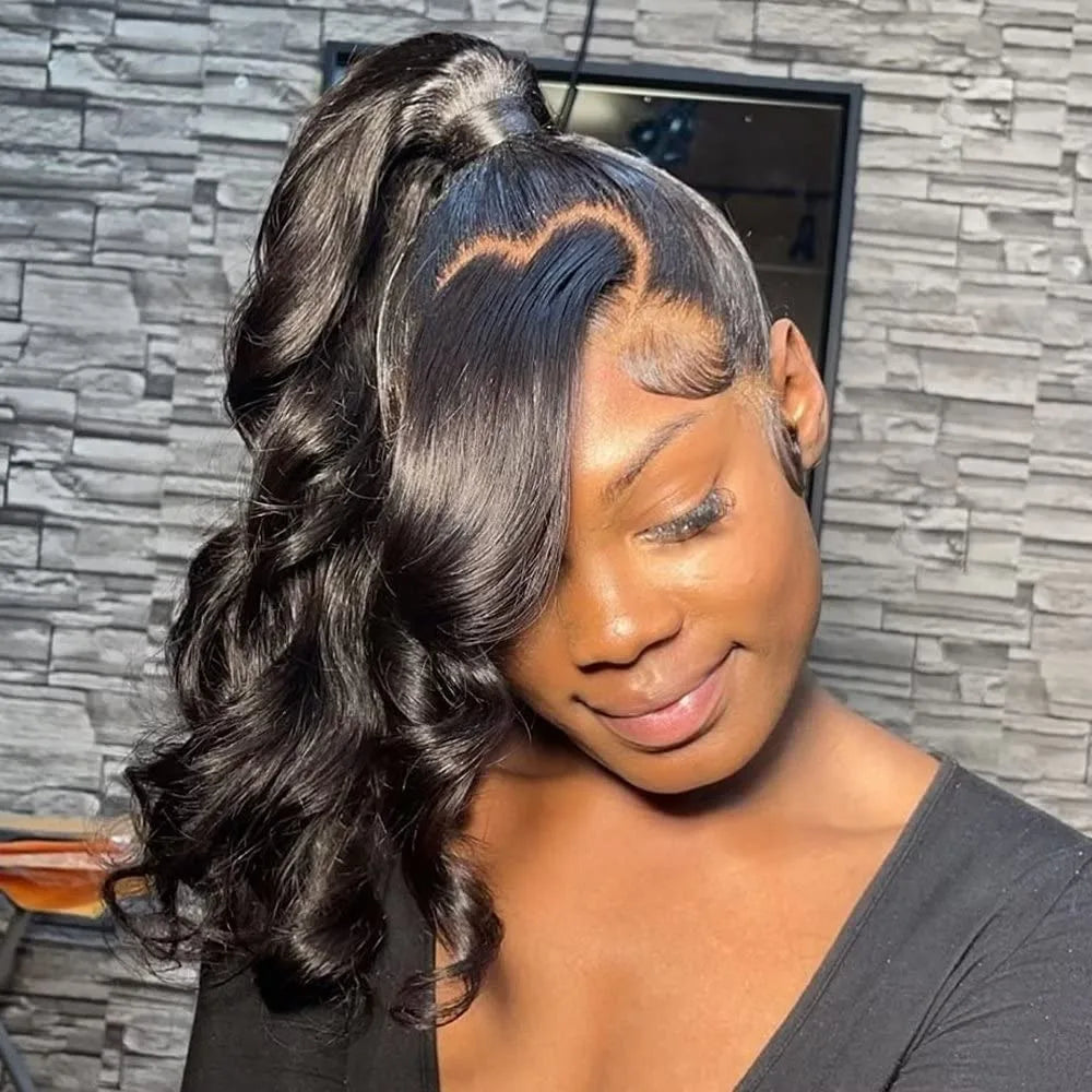 Hidden Strap Body Wave 360 HD Full Lace Front Wigs