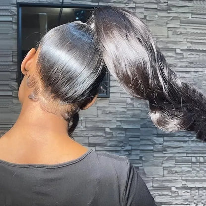 Hidden Strap Body Wave 360 HD Full Lace Front Wigs