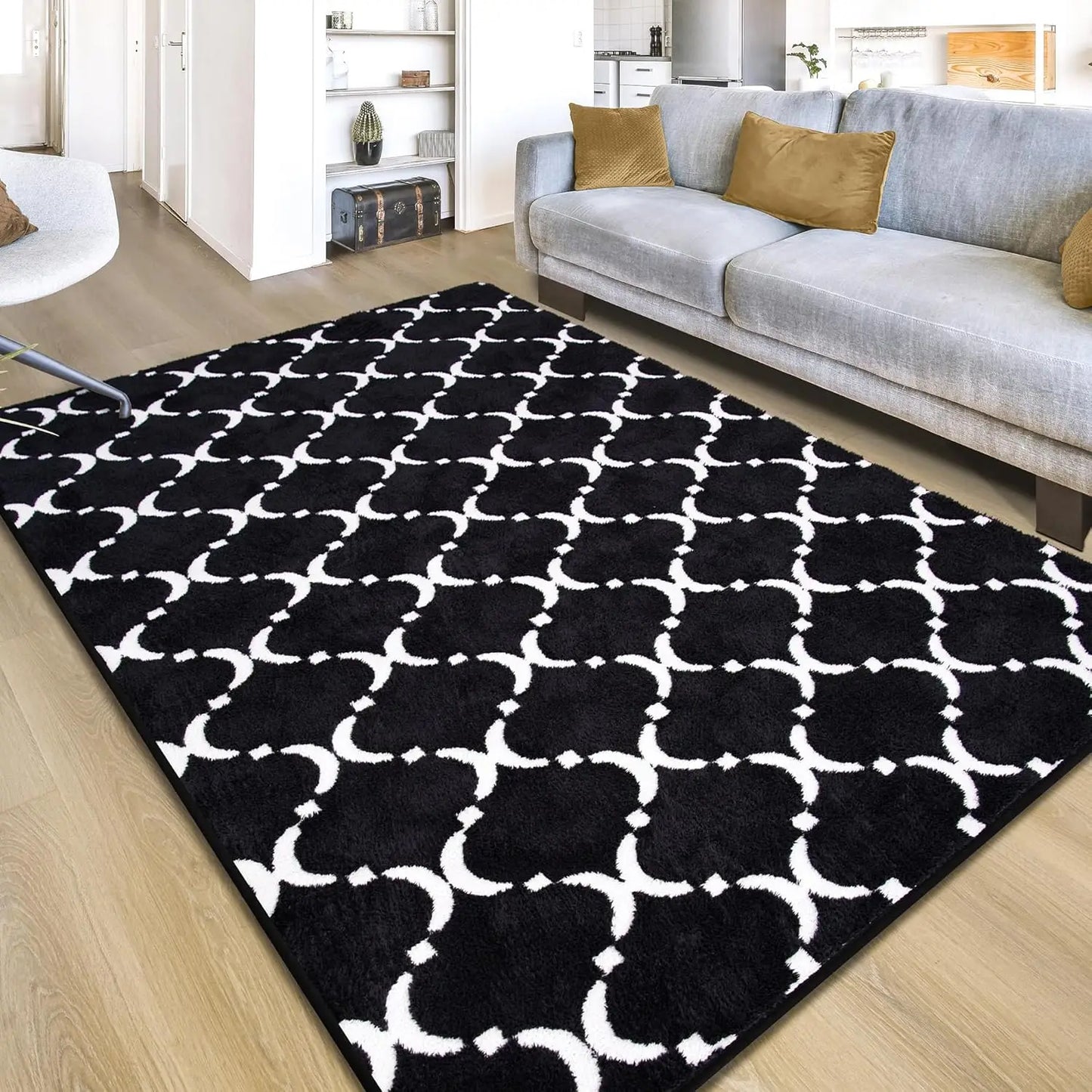 Large Memory Foam Rug for Living Room or Bedroom Living Room Rug 6 x9 Feet