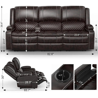 3-Seater Recliner Sofa