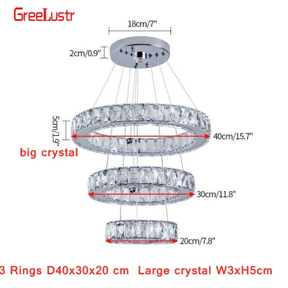 Crystal Chandeliers Luminaria Nordic Pendant Lamp