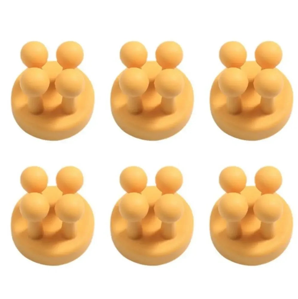 Self Adhesive Silicone Hook Bathroom Holder/ Storage for shavers, toothbrushes, and more