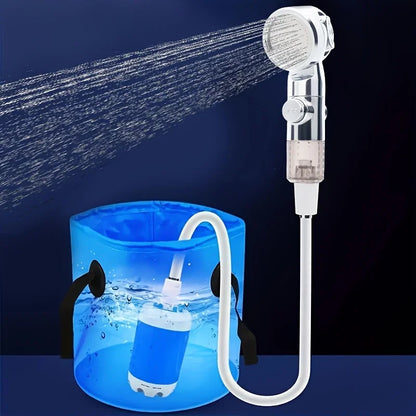 Portable USB Rechargeable  shower head,
