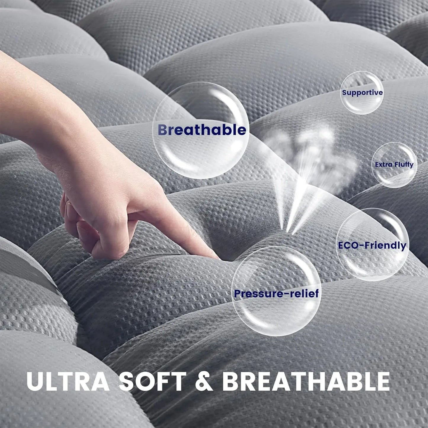 Mattress Pad Queen Size Extra Comfortable