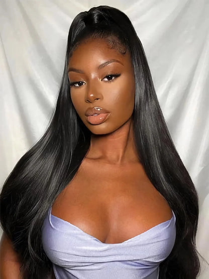 Hidden Strap Straight 360 Lace Front Wigs