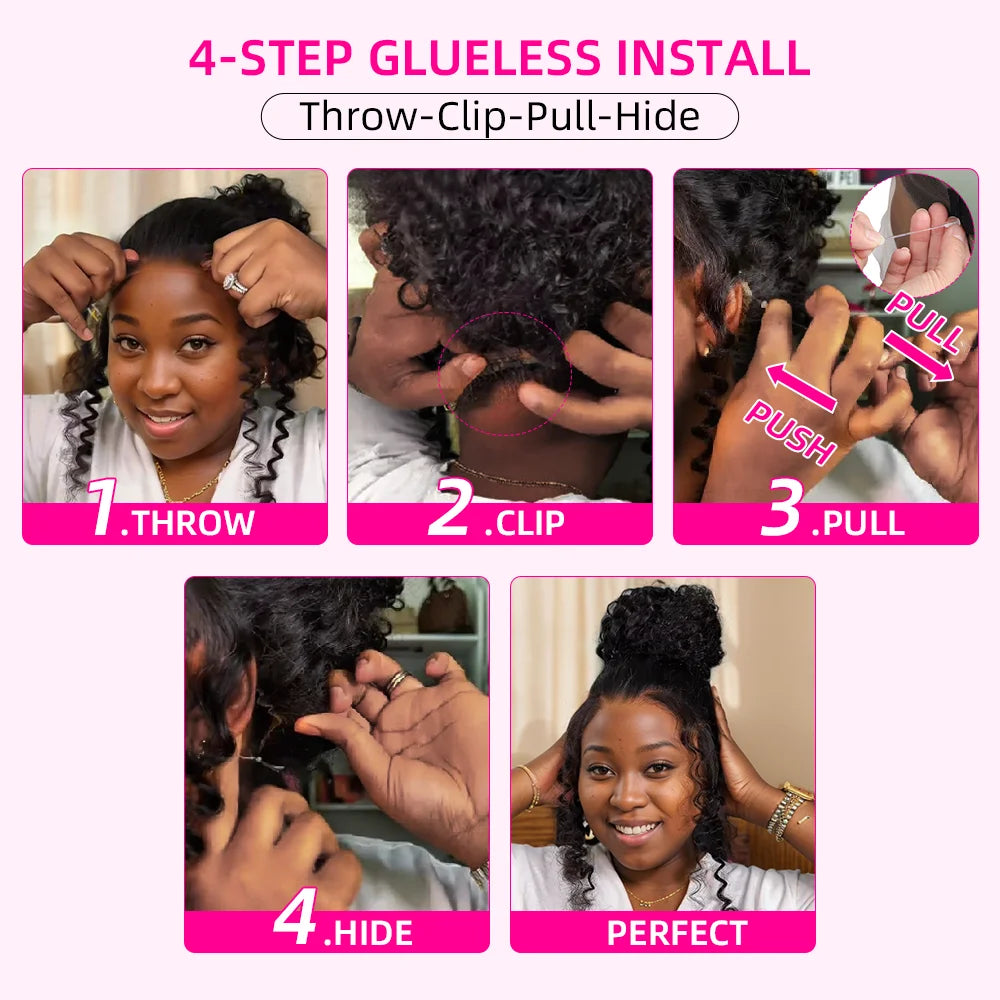 Hidden Strap Body Wave 360 HD Full Lace Front Wigs