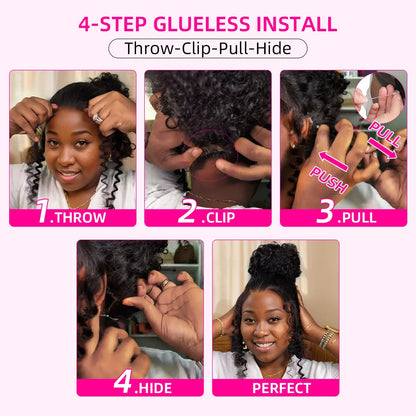 Hidden Strap Body Wave 360 HD Full Lace Front Wigs