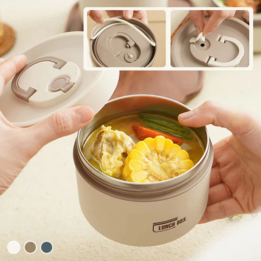 Round Thermal Lunch Box