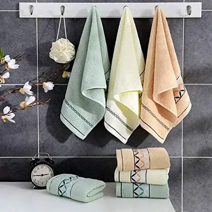 4 packs pure cotton hand towel, 100% cotton face towels