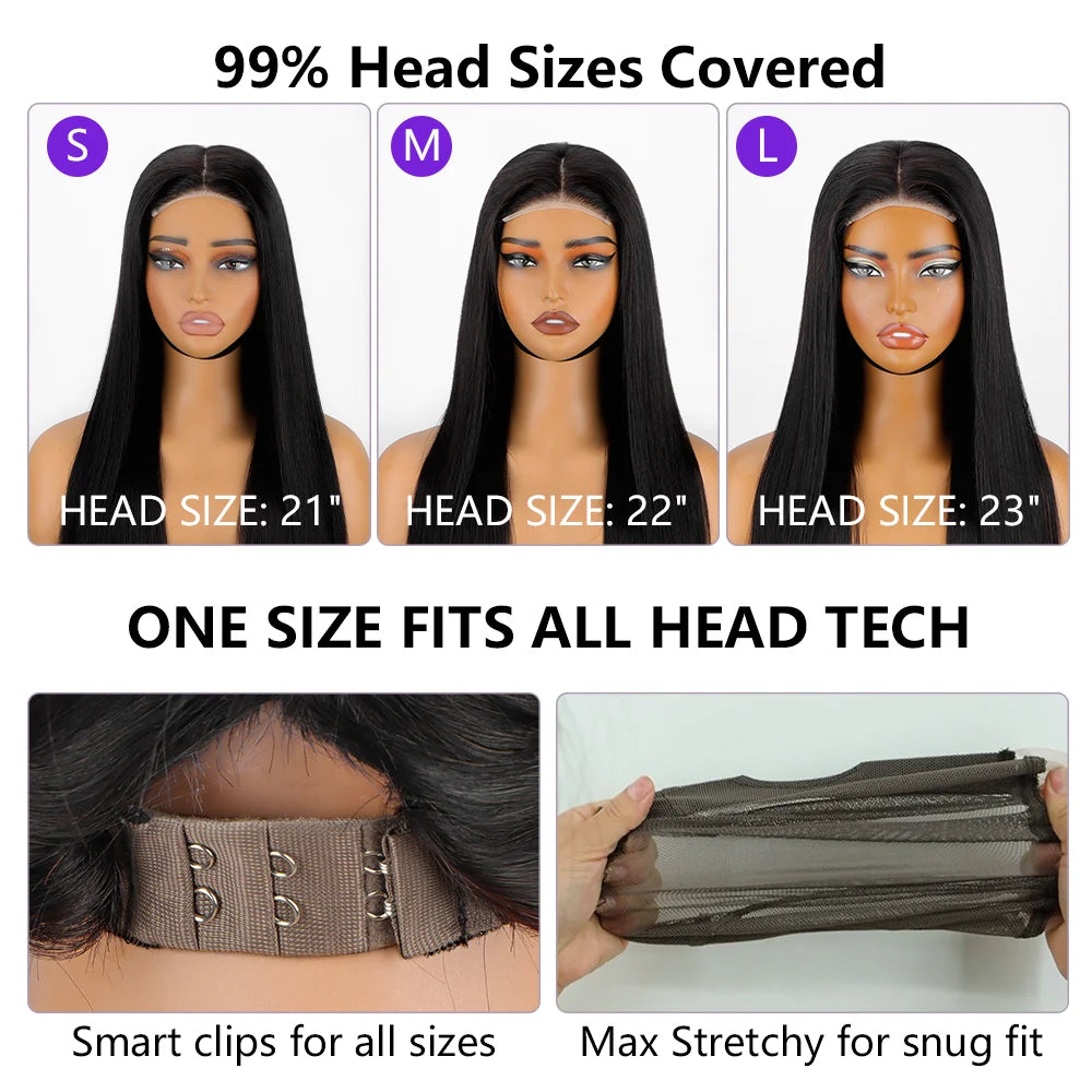 Hidden Strap Body Wave 360 HD Full Lace Front Wigs