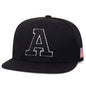 1piece Unisex Letter A Embroidered USA Flag Patch Hip-hop Hats