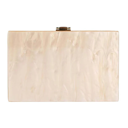 New Trendy Green Beige Striped Handbag