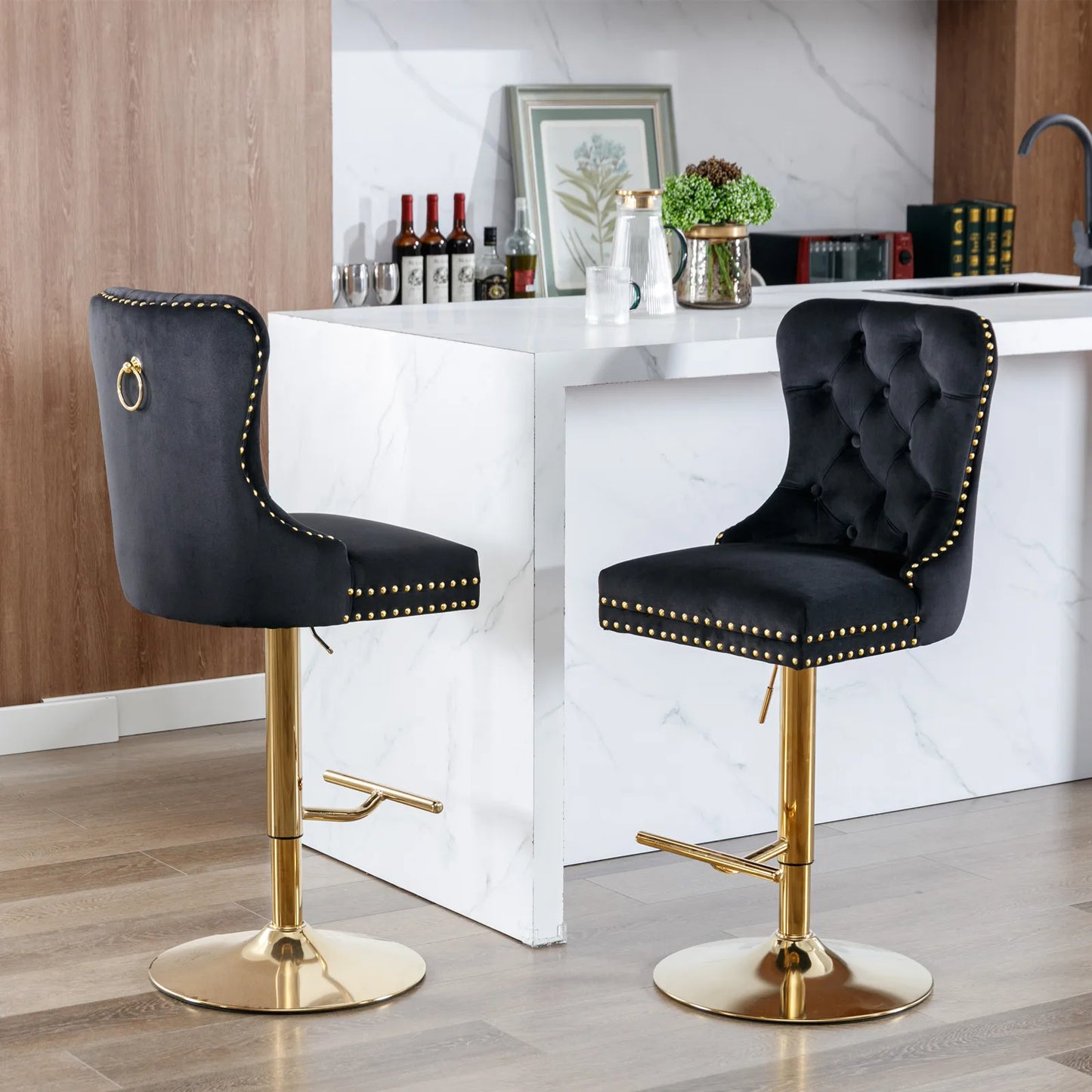 2PCS Modern Bar Stools