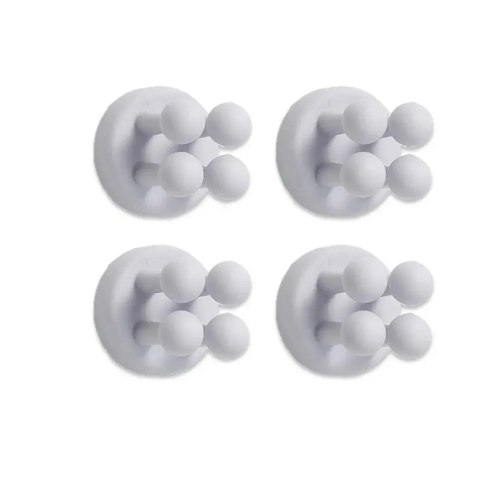 Self Adhesive Silicone Hook Bathroom Holder/ Storage for shavers, toothbrushes, and more