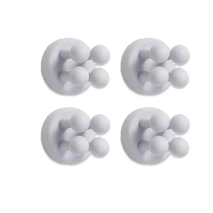 Self Adhesive Silicone Hook Bathroom Holder/ Storage for shavers, toothbrushes, and more