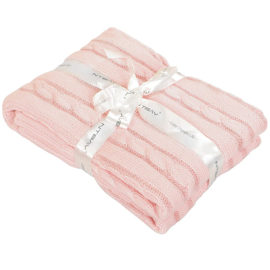 Warm Unisex Baby Blanket for Crib