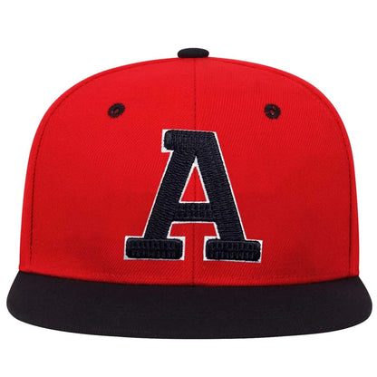 1piece Unisex Letter A Embroidered USA Flag Patch Hip-hop Hats