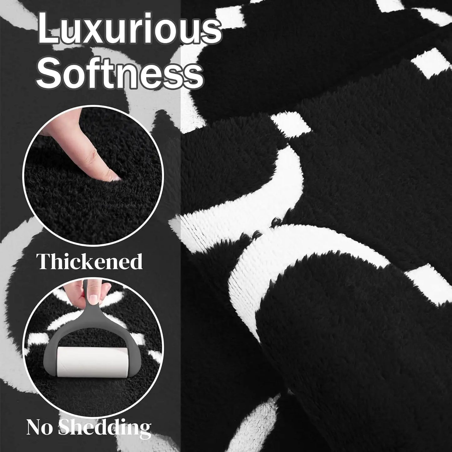 Large Memory Foam Rug for Living Room or Bedroom Living Room Rug 6 x9 Feet