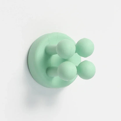 Self Adhesive Silicone Hook Bathroom Holder/ Storage for shavers, toothbrushes, and more
