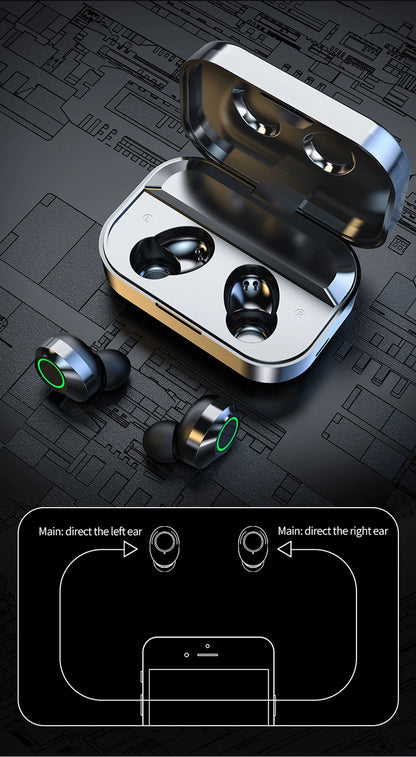 Wireless Bluetooth Earphones &  Sport Stereo Headphones