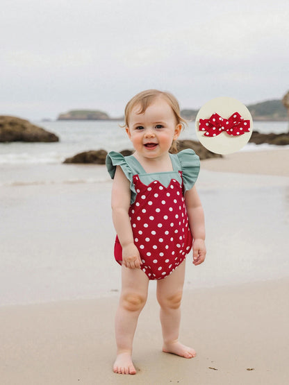 Baby Girl Strawberry Romper