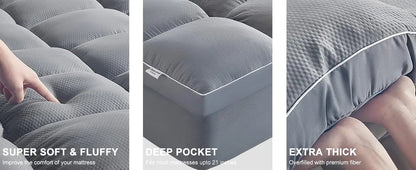 Mattress Pad Queen Size Extra Comfortable