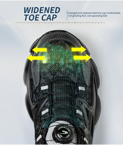 Slack-stab-proof work shoes