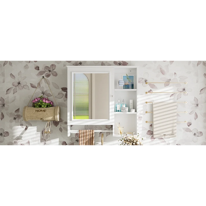 Modern Elegant Bathroom 30 Inch Vanity With Sink, Storage Cabinets, Drawers, and Adjustable Shelves