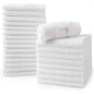 Washcloths Towel Pack of 24 12" x 12" Highly Absorbent and Soft
Face  & ,Towels Wash Cloths for Bathroom, Gym,, Hotel Spa Fast Dry