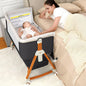 Baby Bedside Bassinet With Wheels