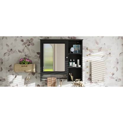 Modern Elegant Bathroom 30 Inch Vanity With Sink, Storage Cabinets, Drawers, and Adjustable Shelves