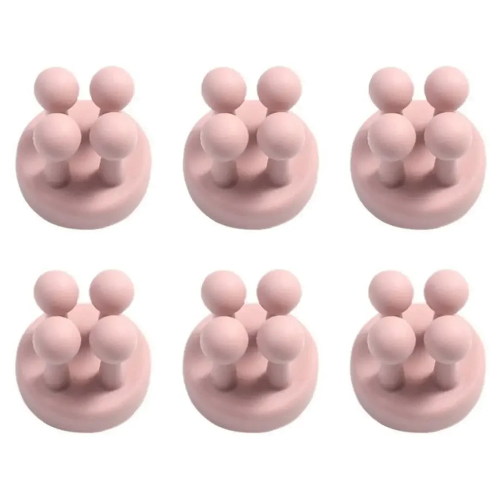 Self Adhesive Silicone Hook Bathroom Holder/ Storage for shavers, toothbrushes, and more