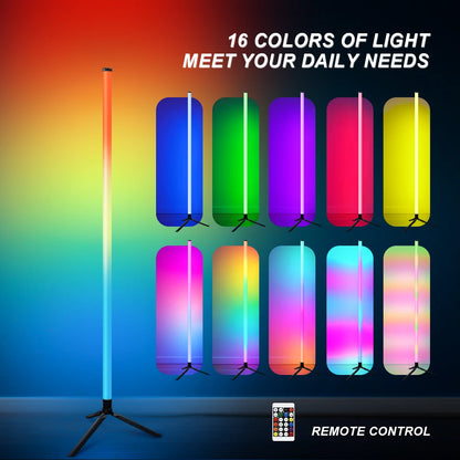 RGB floor lamp, music synchronization and random color