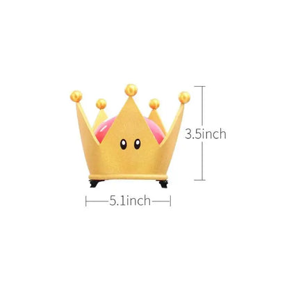 WENAM Women's Bowsette Cosplay Costume Black Dress with Accessories Halloween Party Princess Cosplay Dress with Crown and Horns