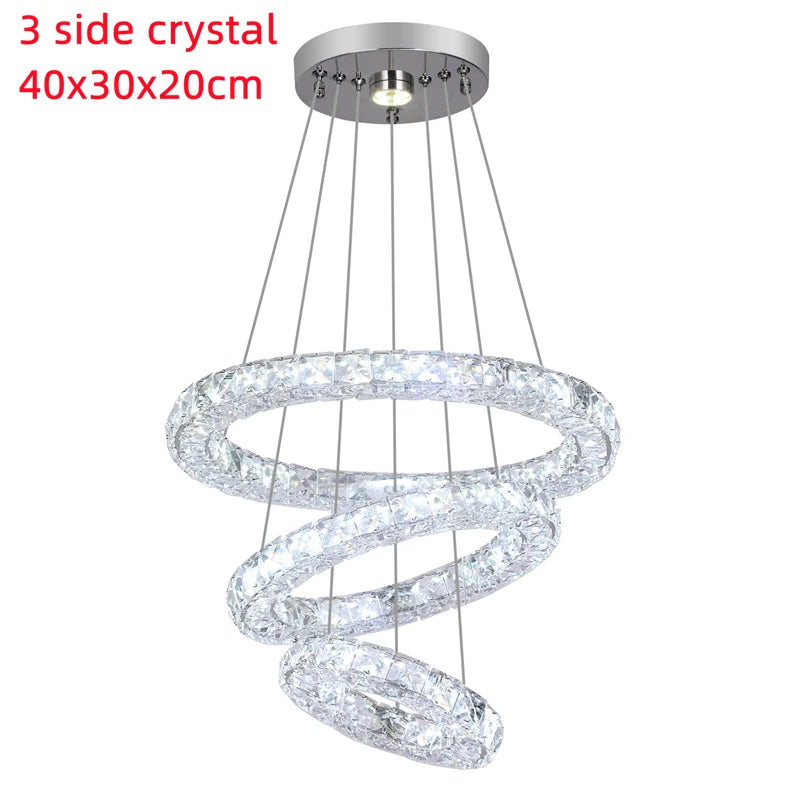 Crystal Chandeliers Luminaria Nordic Pendant Lamp