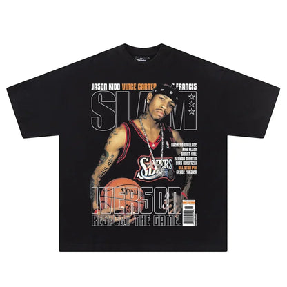 2026 Kobe Bryant Portrait NBA 
Lakers Star Black Mamba 
Basketball Summer Short-sleeved T-shirt